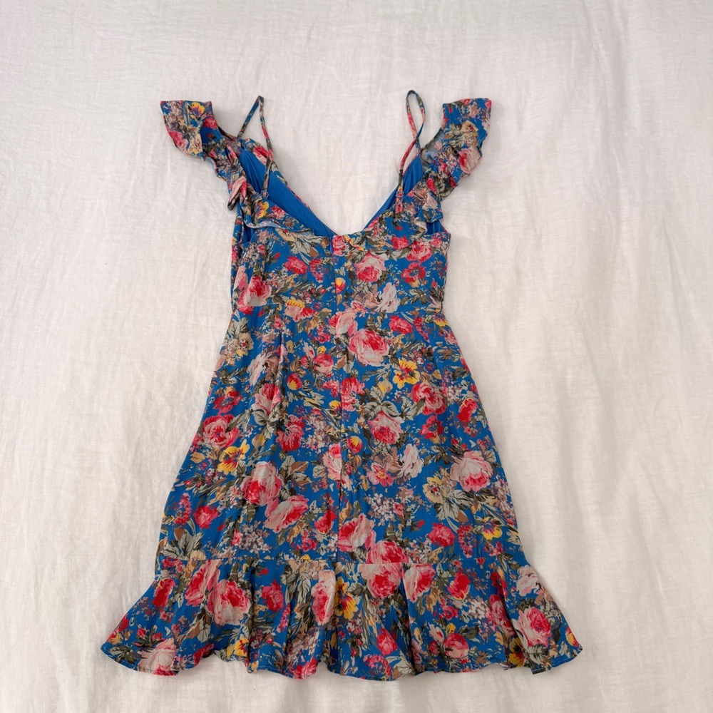 MAJORELLE Salsa Dress in Blue Multi - Picture 5 of 8